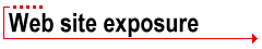 Web site exposure