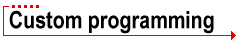 Custom programming