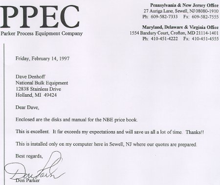 Letter From End User To Client